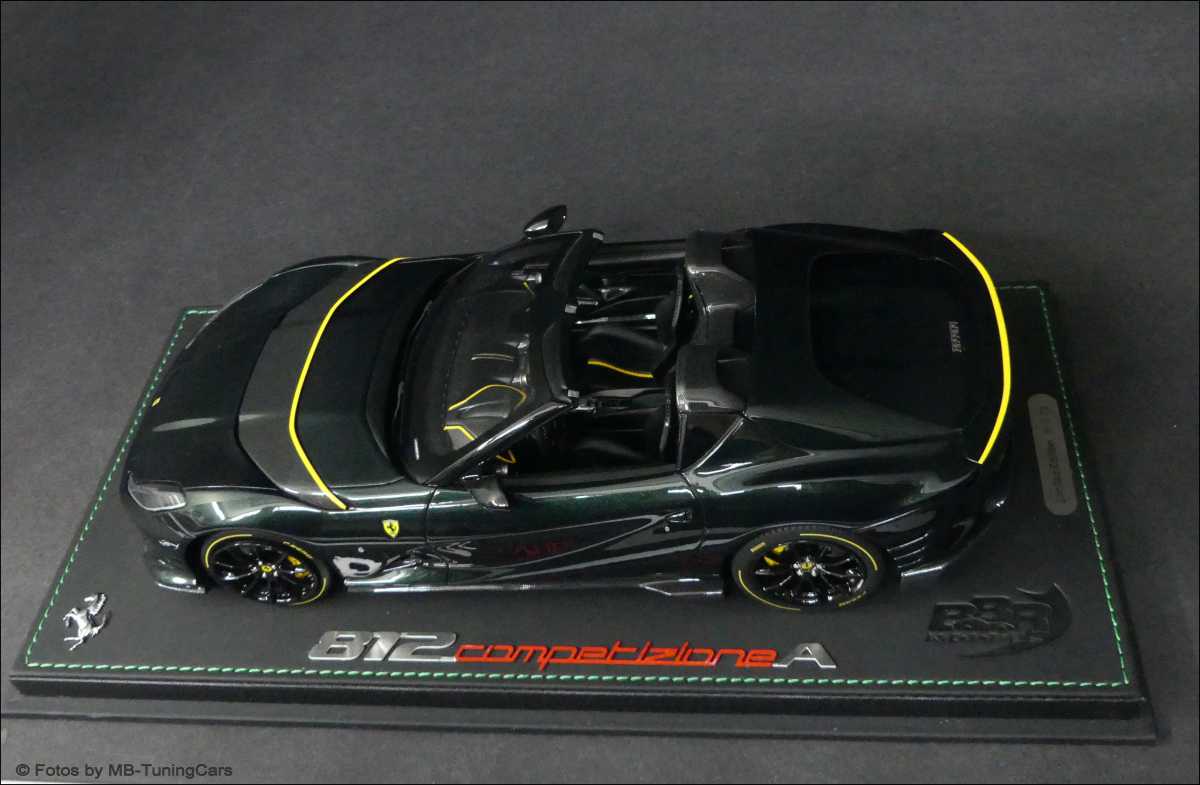 1:18 BBR Ferrari 812 Competizione A Aperta Verde Zeltweg – Limited 70 pcs